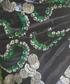 Bellydance Braided Fringe Hip Scarf 25166 Hip Scarves