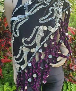 Bellydance Braided Fringe Hip Scarf 25167 Hip Scarves