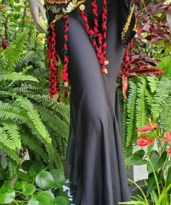 Bellydance Braided Fringe Hip Scarf 25168 Hip Scarves