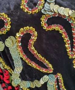 Bellydance Braided Fringe Hip Scarf 25168 Hip Scarves