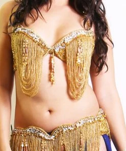 Bra&Belts Mumtaz Sparkling Swoops Bra And Belt Set