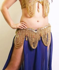 Bra&Belts Mumtaz Sparkling Swoops Bra And Belt Set