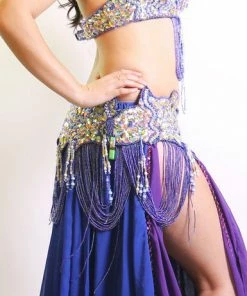 Bellydance Diamond Jewels Bra And Belt Set Bra&Belts