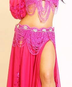 Bellydance Bra&Belts Liquid Jewel Bra And Belt
