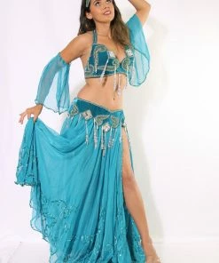 Bellydance Bra&Belts Velvet Spice Bra & Belt Set 25093