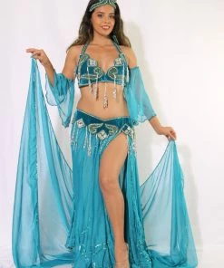 Bellydance Bra&Belts Velvet Spice Bra & Belt Set 25093