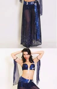 Bellydance Costumes Blue Lexi Costume