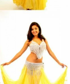 Bellydance Yellow Glow Skirt All Skirts