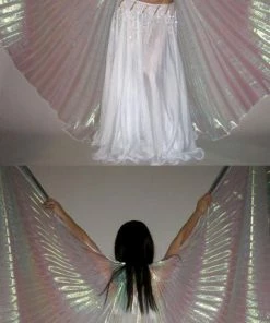 Bellydance Iridescent Wings