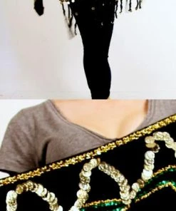 Bellydance Braided Fringe Hip Scarf 25171 12 Bellydance Braided Fringe Hip Scarf 25171