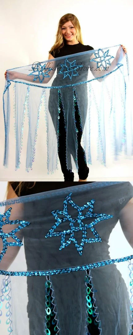 Bellydance Long Hip Scarf 4 Bellydance Long Hip Scarf