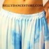 Bellydance Blue Tie-Die Skirt