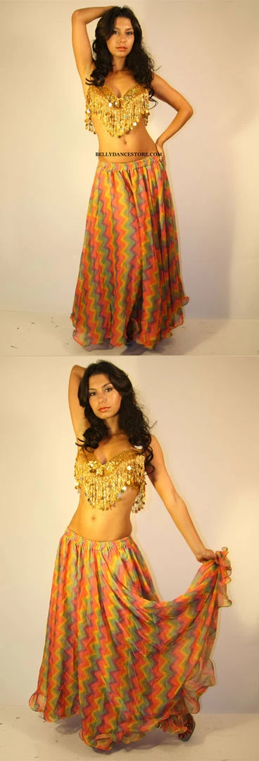 Bellydance Multicolor Skirt All Skirts 4 Bellydance Multicolor Skirt All Skirts