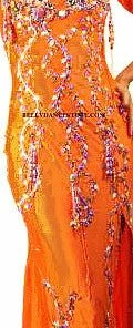 Bellydance Orange Dress Costumes