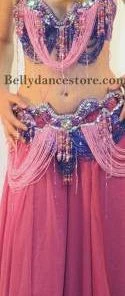 Bellydance Taj Mahal Bra&Belts