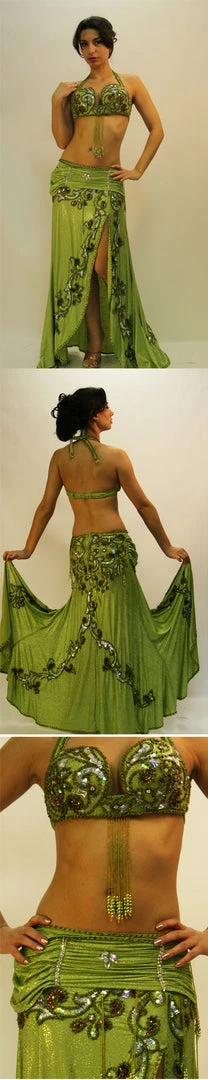 Bellydance Costumes Hanan Two-Piece Costume 4 Bellydance Costumes Hanan Two-Piece Costume