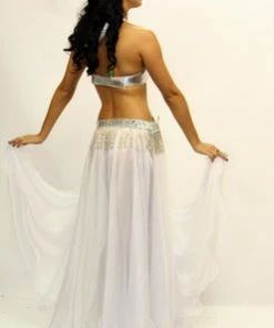 Bellydance Aziza Ice Bra And Belt Set Bra&Belts