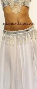 Bellydance Aziza Ice Bra And Belt Set Bra&Belts