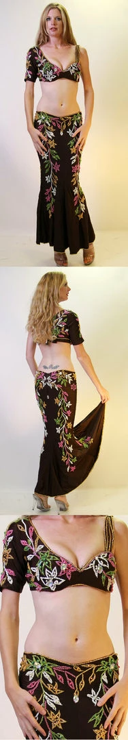 Bellydance Costumes Egyptian Bloom Costume 4 Bellydance Costumes Egyptian Bloom Costume