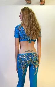 Bellydance Egyptian Bloom Pants Costume Costumes