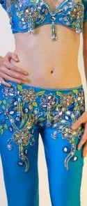 Bellydance Egyptian Bloom Pants Costume Costumes