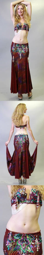 Bellydance Costumes Egyptian Bloom Collection Costume 4 Bellydance Costumes Egyptian Bloom Collection Costume