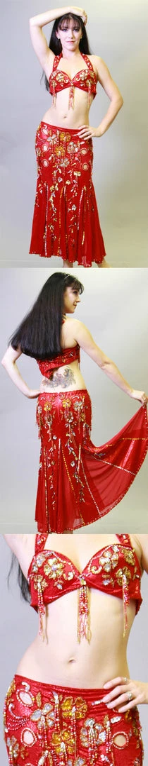 Bellydance Costumes Egyptian Bloom Costume 4 Bellydance Costumes Egyptian Bloom Costume