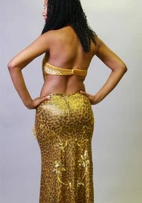Bellydance Beaded Lycra Skirt All Skirts