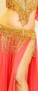 Bellydance Gold Ice Collection (AA) Bra&Belts