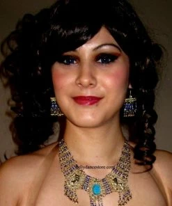 Bellydance Scarab Necklace And Earrin