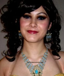 Bellydance Scarab Necklace And Earrin Jewelry