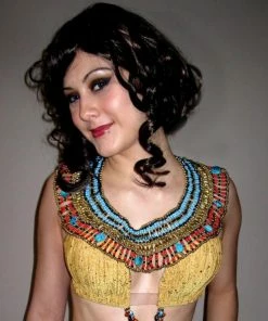 Bellydance Scarab Bib Necklace Jewelry