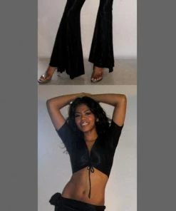 Bellydance Stretch Top And Pants Class Wear