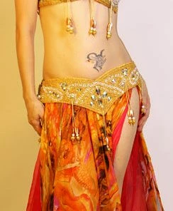 Bellydance Floral Skirt 23711