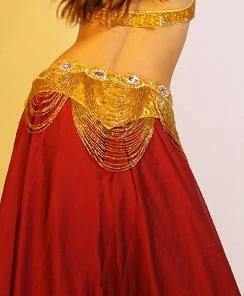 Bellydance Burgundy Skirt 23713