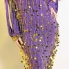 Bellydance All Folkloric Galabeya Fringe Dress 23814