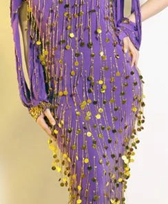 Bellydance All Folkloric Galabeya Fringe Dress 23814