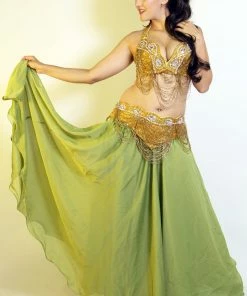 Bellydance Green Skirt 23860 All Skirts
