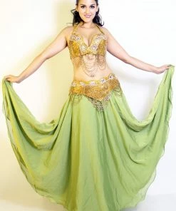 Bellydance Green Skirt 23860 All Skirts
