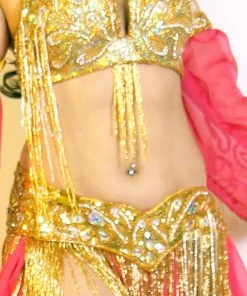 Pharaonics Of Egypt Icicles Bra And Belt Set 23847