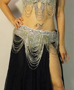 Bellydance Double Layered Chiffon Skirt 23758