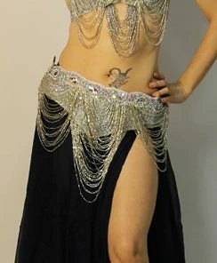 Bellydance Double Layered Chiffon Skirt 23758