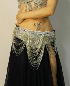 Bellydance Double Layered Chiffon Skirt 23758