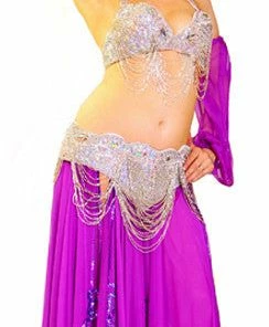 Bellydance Liquid Silver A Cup (22600)