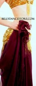 Bellydance Burgundy Skirt All Skirts