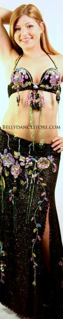 Bellydance Costumes Egyptian Bloom Costume 3 Bellydance Costumes Egyptian Bloom Costume