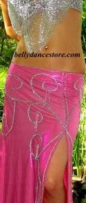 Bellydance All Skirts Sequin Lycra Skirt