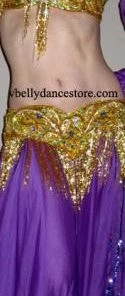 Bellydance All Skirts Pharaonics Of Egypt Arabesque Skirt/Veil Set
